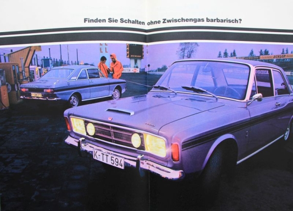 Ford Taunus Formel RS Modelprogram 1967 Carbrochure (7294)